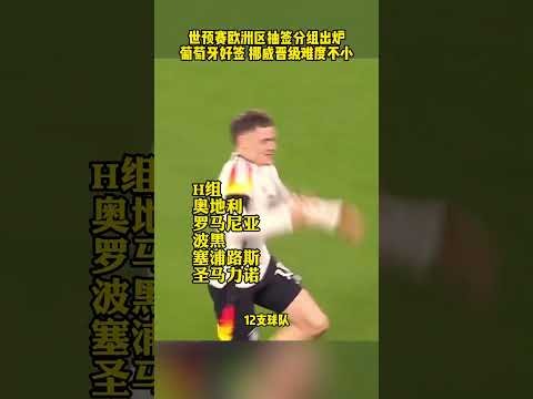 2026世预赛欧洲抽签