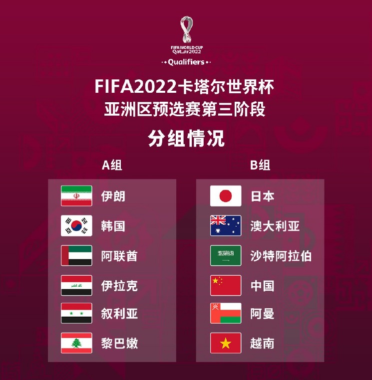 2026世预赛中国队赛程表
